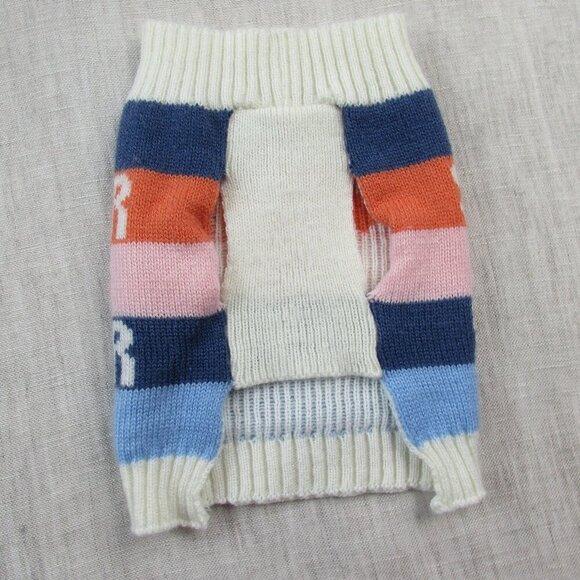 Lot of 4 Dog Sweater M Multi Holiday Christmas Halloween Winter Knit Pet Clothes - Picture 11 of 16